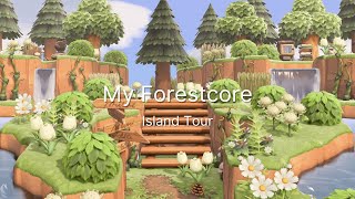 Oakwood My Forestcore Island Tour  Animal Crossing New Horizons [upl. by Eednil]