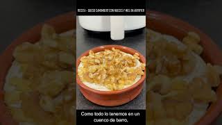 Receta queso camembert con nueces y miel en airfryer shorts recetas recetasfaciles [upl. by Ariday]