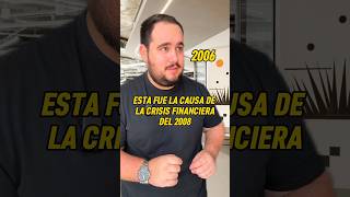 Crisis financiera del 2008 🏦elmercadologo negocios finanzas finanzaspersonales dinero bancos [upl. by Rad]