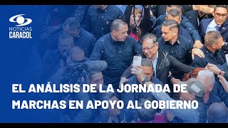 Expertos analizan la jornada de marchas a favor del gobierno de Gustavo Petro [upl. by Nahtanhoj]