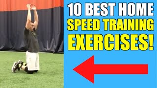 10 EXPLOSIVE Speed amp Agility Exercises For All Athletes Sets amp Reps Included [upl. by Anaicul335]