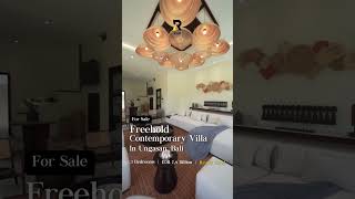 Contemporary Villa in Ungasan Bali🤍 balirealestate forsale freehold shorts [upl. by Lockwood]