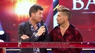 Showmatch 2014  La desopilante coreo del Tirri salsa en trío y en slow motion [upl. by Uzia]