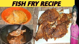 Fish Fry Recipe  Simple And Delicious Recipe  Hurain Ka Kitchen [upl. by Anasxor]