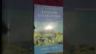 🥰🥰🥰The Oxford History of English Literature 3rd Edition by Andrew Sanders 🥰🥰🥰🥰 [upl. by Oniotna]