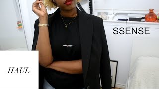 SSENSE Designer Sale Haul  Balenciaga Acne Studios Saint Laurent [upl. by Nove]