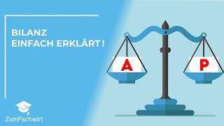 Bilanz einfach erklärt Umlaufvermögen Anlagevermögen [upl. by Anirahs]