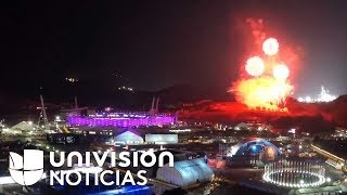 El espectacular timelapse del cierre de los Juegos Olímpicos de Invierno en Pyeongchang [upl. by Lierbag118]