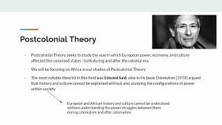 51 Postcolonial Theory  Introduction to Postcolonial Theory [upl. by Ahsieki678]