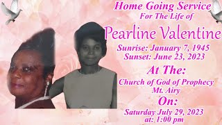 Pearline Valentine Funeral Service 1 [upl. by Viv]