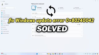 FIXED Windows update error 0x80240042 [upl. by Hnah]