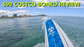 Surfboard Review  Gerry Lopez Costco Foam Board  Brand New Only 99 [upl. by Eelatan97]