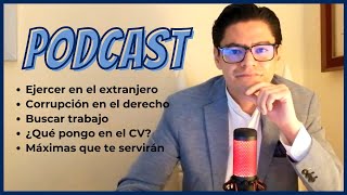 5 CONSEJOS PARA ESTUDIAR DERECHO  Podcast [upl. by Leah]