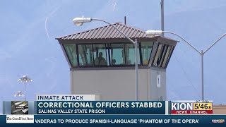 Two Salinas Valley State Prison guards stabbed by inmate [upl. by Wurst]