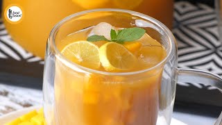 Mango Iced Tea Recipe By Food Fusion [upl. by Dickinson]