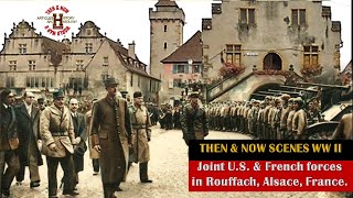 Joint U S amp French forces in Rouffach Alsace France [upl. by Marella]