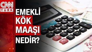 Emekli kök maaşı nedir Kök maaş üzerinden zam hesaplaması nasıl yapılır Emin Yılmaz yanıtladı [upl. by Nbi]