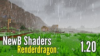 Mcpe 121 NewB Shaders minecraft Bedrock Render Dragon [upl. by Inaboy650]