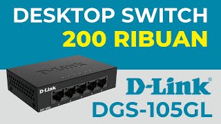 Unboxing DLink DGS105GL [upl. by Atsiuqal]