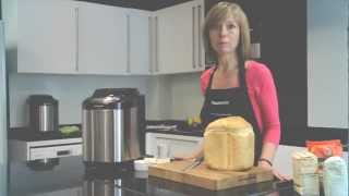 Baking bread using the rapid cycle on your Panasonic breadmaker [upl. by Annaerb]