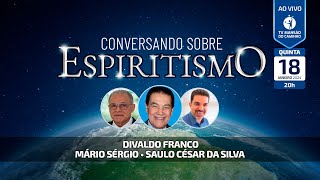 Divaldo Franco Mário Sérgio e Saulo César da Silva • Conversando Sobre Espiritismo [upl. by Rance]