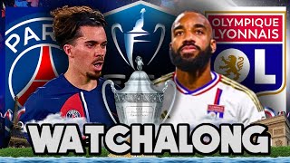 PSG 00 Lyon • Coupe De France LIVE WATCH ALONG [upl. by Cherise]