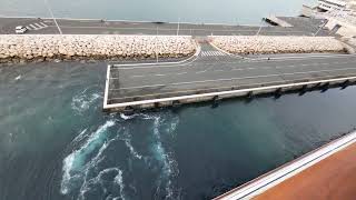 Marella Explorer 2 Leaving Split Harbour Croatia  Video 1 [upl. by Rafat276]