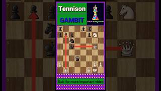 Reti Opening Tennison Gambit chess [upl. by Danni445]