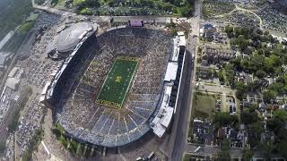 Parachuting Into Michigan Stadium with quotThe Black Daggersquot [upl. by Berglund]