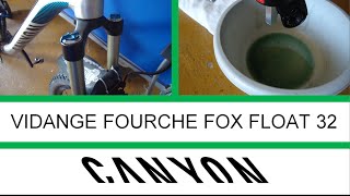 Entretien et vidange complet de la fourche fox float 32 ctd évolution 22  français [upl. by Decato]