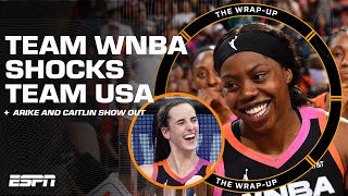 Arike Ogunbowale and Team WNBA stun Team USA in Phoenix 😮  The WrapUp [upl. by Valdes]