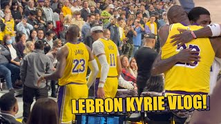 LEBRON VS KYRIE VLOG [upl. by Eimarej]