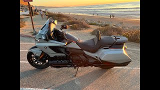 1 2021 Gold Wing DCT Cruise Torrey Pines to Encinitas on PCH [upl. by Norret]