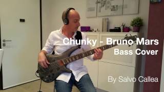 Bruno Mars  Chunky Live  Bass Cover [upl. by Blakely]