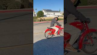 Bairdco riding his modified 1978 Cimatti Gran Prix XL moped from Italy home donutderelicts moped [upl. by Darius390]