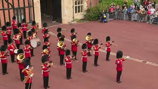 Guards at Windsor Castle play the national anthem to mark the 20th anniversary of the 911 attacks [upl. by Queen]