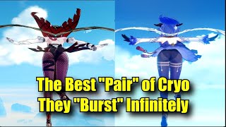 Rosaria Ganyu Best Cryo Duo Infinite Burst Spam  Melt amp Reverse Melt Team Comp [upl. by Pearson]