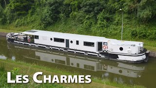 BATEAUX FLUVIAUX  LES CHARMES  tourisme fluvial dans une péniche [upl. by Ellesirg]