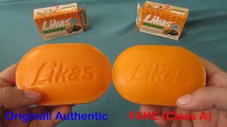 UPDATED ORIGINAL LIKAS PAPAYA SOAP VS LIKAS PAPAYA SOAP FAKE CLASS A [upl. by Creath]