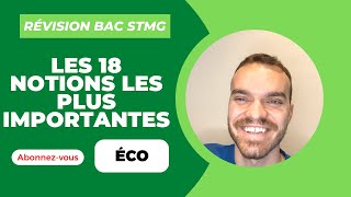 ÉCONOMIE  RÉUSSIR SON ÉPREUVE  BAC STMG [upl. by Juanita574]