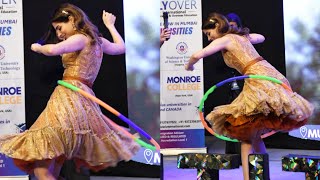 Suhana Khan amp Khushi Kapoor Dancing on Hula Hoop at mithibai college 😍🔥📸 [upl. by Waldman]