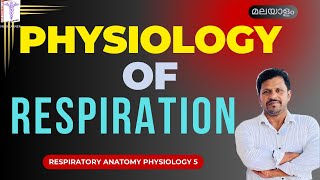 Physiology of Respiration Malayalam Pulmonary Ventilation Exchange of gases Respiration Malayalam [upl. by Nerret]