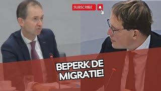 Van Houwelingen CONFRONTEERT NSCminister met enorme migranteninstroom [upl. by Tabber]