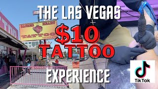 The Famous 10 Tattoo Shop in Las Vegas Thanks TikTok  CPsays [upl. by Avonasac]