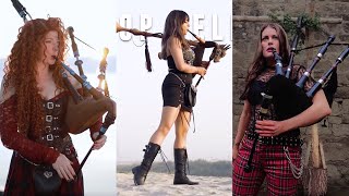 Journey  Dont Stop Believin Bagpipes Rock  The Snake Charmer x Goddesses of Bagpipes [upl. by Dibru21]