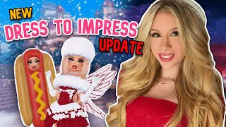 NEW DRESS TO IMPRESS UPDATE Lets talk about the Christmas Update [upl. by Llenrep358]