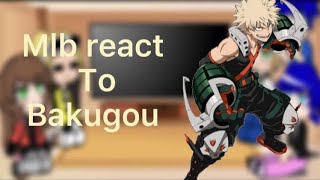 MLB react to chloe secret friend as bakugou AU no ships [upl. by Nylesoy]