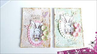 Mixed Media Osterkarten makingof handmadewithlove [upl. by Pedrotti]