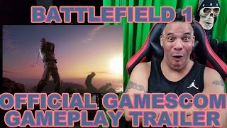 Battlefield 1 Official Gamescom Gameplay Trailer REACTION [upl. by Lezah224]