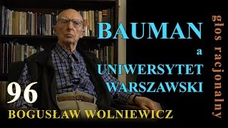 Bogusław Wolniewicz 96 BAUMAN a UNIWERSYTET WARSZAWSKI [upl. by Einnov]